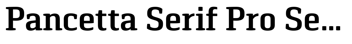 Pancetta Serif Pro Semi Bold